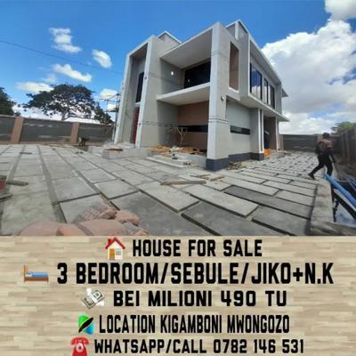 Nyumba ya vyumba vinne inauzwa Kigamboni Mwongozo, Dar Es Salaam (500 sqm) Nyumba ya vyumba vinne inauzwa Kigamboni Mwongozo, Dar Es Salaam (500 sqm)