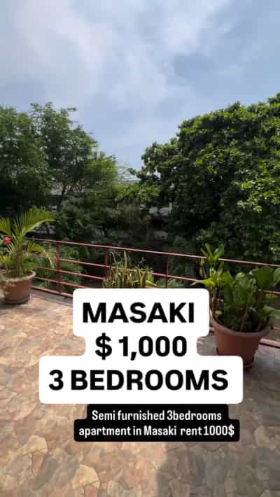 Nyumba/Apartment ya vyumba vitatu inapangishwa Masaki, Dar Es Salaam