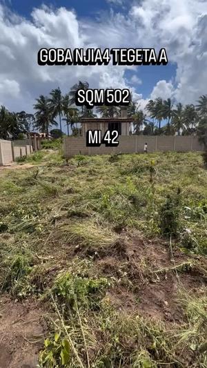 Plot for sale in Goba Njia Nne, Dar Es Salaam sqm 502