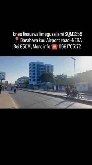 Kiwanja kinauzwa Airport Road Nera, Mwanza (1358 sqm) Kiwanja kinauzwa Airport Road Nera, Mwanza (1358 sqm)
