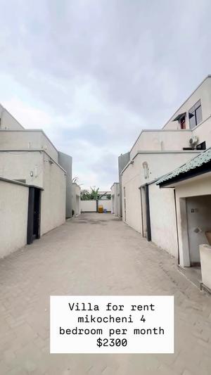 Villa ya vyumba vinne inapangishwa Mikocheni, Dar Es Salaam Villa ya vyumba vinne inapangishwa Mikocheni, Dar Es Salaam