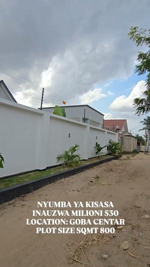Nyumba ya vyumba vinne inauzwa Goba Centre, Dar Es Salaam (800 sqm) Nyumba ya vyumba vinne inauzwa Goba Centre, Dar Es Salaam (800 sqm)
