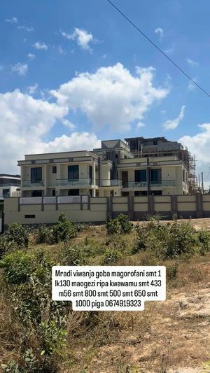 Viwanja vinauzwa Goba Magorofani, Dar Es Salaam sqm 500