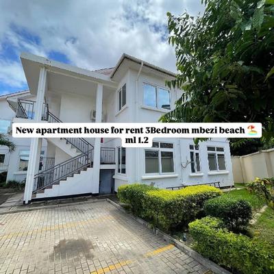 Apartment ya vyumba vitatu inapangishwa Mbezi Beach, Dar Es Salaam