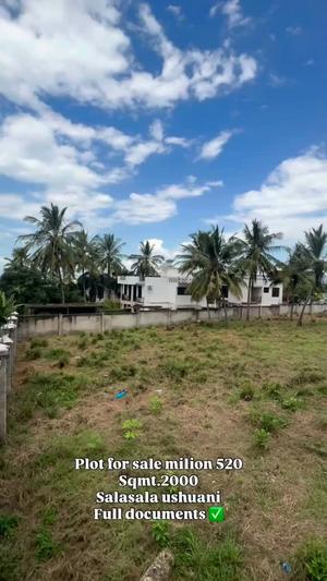 Kiwanja kinauzwa Salasala, Dar Es Salaam sqm 2000 Kiwanja kinauzwa Salasala, Dar Es Salaam sqm 2000
