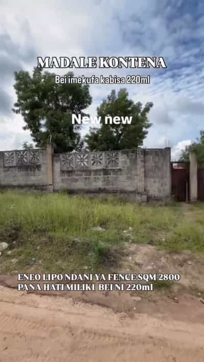Kiwanja kinauzwa Madale Kontena, Dar Es Salaam (2800 sqm)