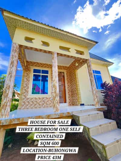 Nyumba ya vyumba vitatu inauzwa Buhongwa, Mwanza (600 sqm)