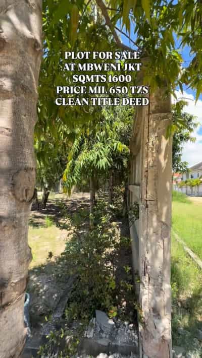Kiwanja kinauzwa Mbweni JKT, Dar Es Salaam (1600 sqm)