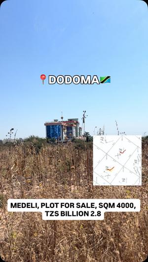 Plot for sale in Medeli, Dodoma sqm 4000 Plot for sale in Medeli, Dodoma sqm 4000