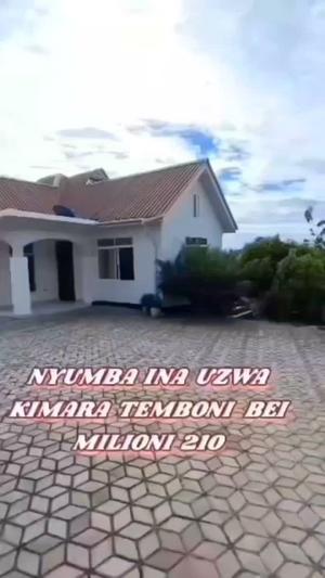 Nyumba ya vyumba vitatu inauzwa Kimara Temboni, Dar Es Salaam (600 sqm)