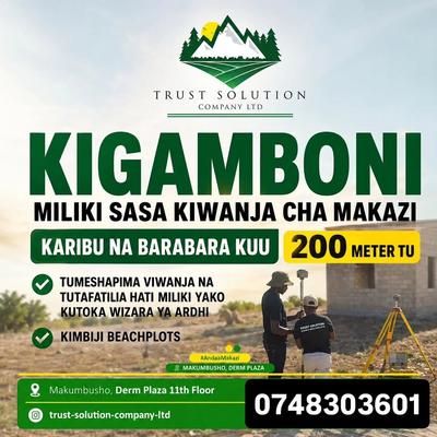 Viwanja vinauzwa Kigamboni Kimbiji, Dar Es Salaam