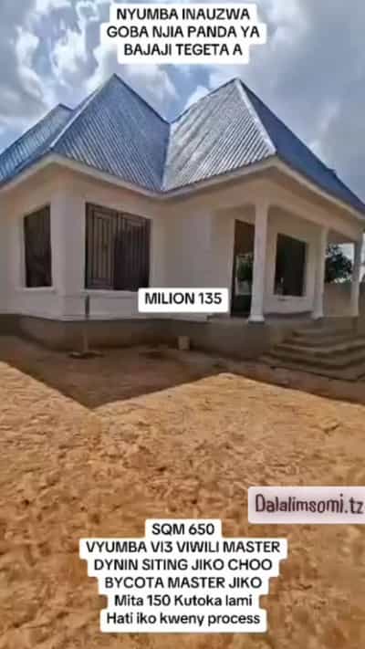 Nyumba inauzwa GOBA TEGETA A, Dar Es Salaam (650 sqm) Nyumba inauzwa GOBA TEGETA A, Dar Es Salaam (650 sqm)