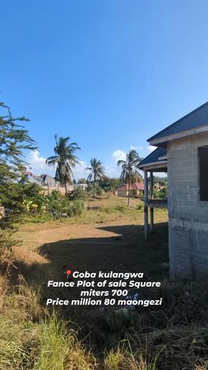 Plot for sale in Goba Kulangwa, Dar Es Salaam sqm 700