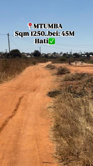 Plot for sale in Mtumba, Dodoma sqm 1250 Plot for sale in Mtumba, Dodoma sqm 1250