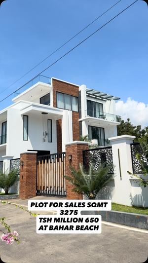 Kiwanja kinauzwa Bahar Beach, Dar Es Salaam (3275 sqm)