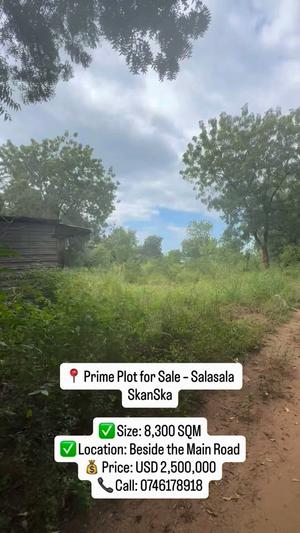 Plot for sale in Salasala Skanska, Dar Es Salaam sqm 8300 Plot for sale in Salasala Skanska, Dar Es Salaam sqm 8300