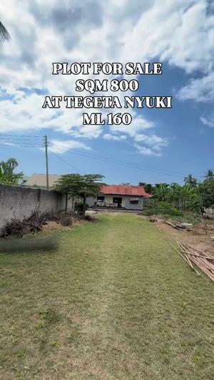 Plot for sale in Tegeta Nyuki, Dar Es Salaam sqm 800 Plot for sale in Tegeta Nyuki, Dar Es Salaam sqm 800