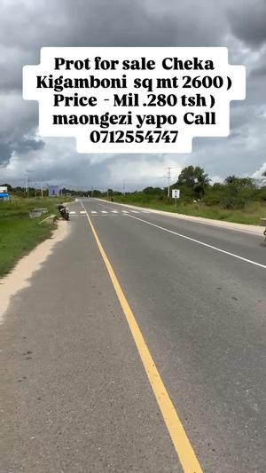 Plot for sale in Kigamboni, Dar Es Salaam sqm 2600