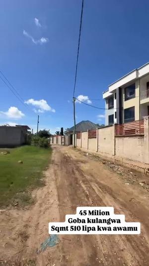 Plot for sale in Goba Kulangwa, Dar Es Salaam sqm 510