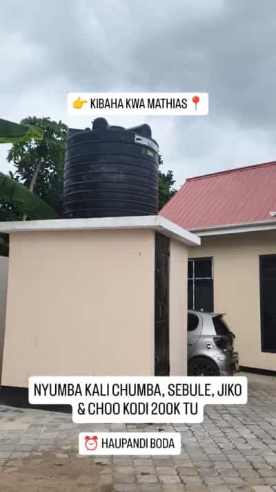 Apartment ya chumba kimoja inapangishwa Kibaha Kwa Mfipa, Pwani