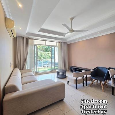 Apartment (Furnished) ya vyumba vinne inapangishwa Masaki, Dar Es Salaam