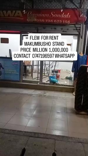 Frame ya Biashara inapangishwa Makumbusho, Dar Es Salaam