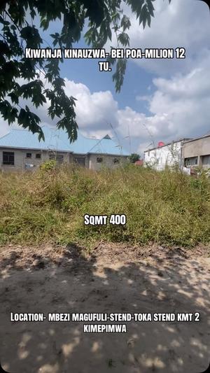 Kiwanja kinauzwa Mbezi Magufuli, Dar Es Salaam sqm 400 Kiwanja kinauzwa Mbezi Magufuli, Dar Es Salaam sqm 400