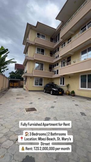 3 Bedrooms Furnished Apartment for Rent in Mbezi Beach, Dar Es Salaam