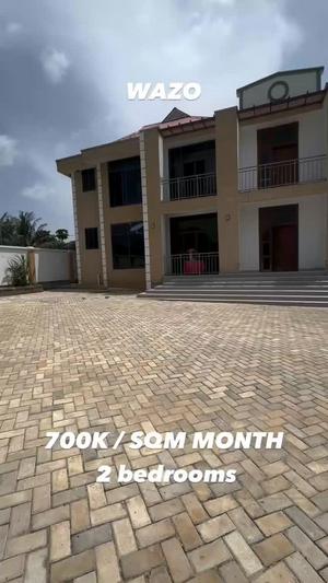 Apartment ya vyumba viwili inapangishwa Tegeta Wazo, Dar Es Salaam