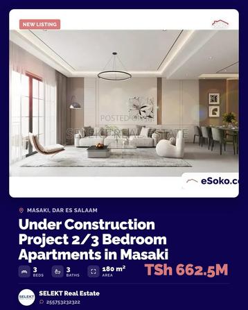 Apartments zinauzwa Masaki, Dar Es Salaam (180 sqm)