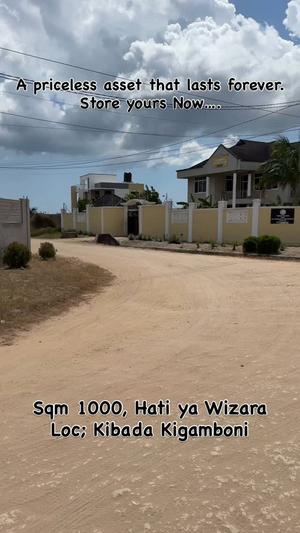Kiwanja kinauzwa Kibada Kigamboni, Dar Es Salaam (1000 sqm)