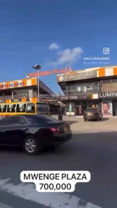 Duka linapangishwa Mwenge, Dar Es Salaam