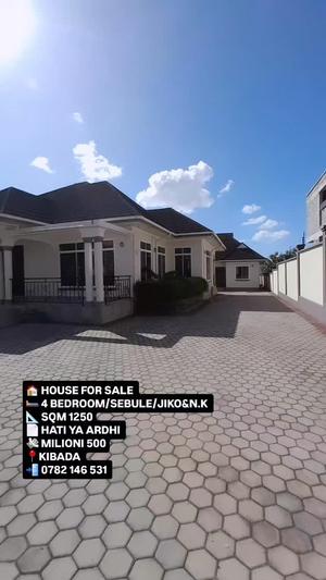 4 Bedrooms House for Sale in Kigamboni Kibada, Dar Es Salaam (1250 sqm)