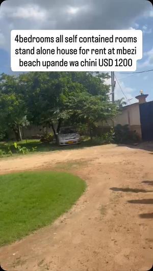 Nyumba ya vyumba vinne inapangishwa Mbezi Beach, Dar Es Salaam Nyumba ya vyumba vinne inapangishwa Mbezi Beach, Dar Es Salaam