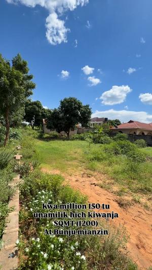 Plot for sale in Bunju Mianzini, Dar Es Salaam sqm 1200 Plot for sale in Bunju Mianzini, Dar Es Salaam sqm 1200
