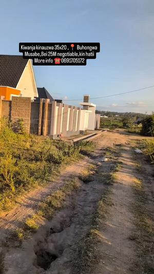 Kiwanja kinauzwa Buhongwa Msabe, Mwanza sqm 700