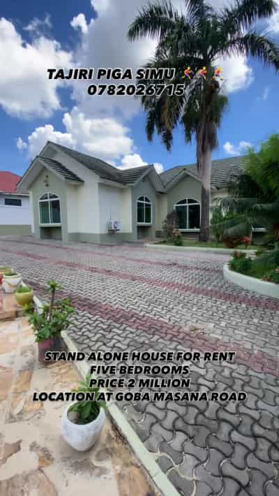 5 Bedrooms House for Rent in Goba, Dar Es Salaam