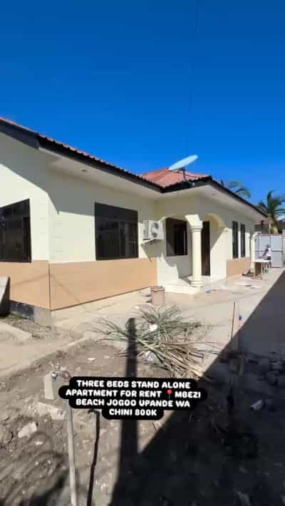 Apartment ya vyumba vitatu inapangishwa Mbezi Beach Upande Wa Chini Jogoo, Dar Es Salaam