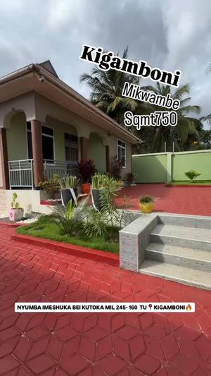 3 Bedrooms House for Sale in Kigamboni Mikwambe, Dar Es Salaam (750 sqm)