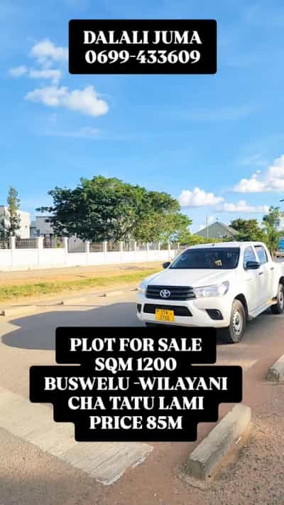 Residential Plot for Sale in Buswelu, Mwanza (1200 sqm)