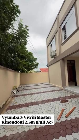 Nyumba ya vyumba vitatu inapangishwa Kinondoni, Dar Es Salaam