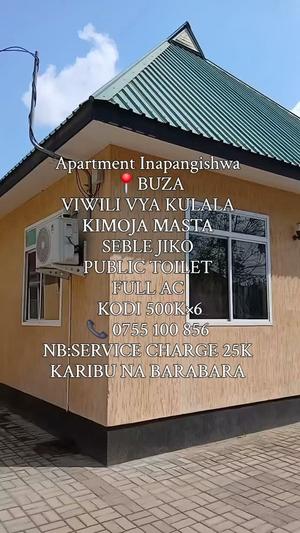2 Bedrooms Apartment for Rent in Buza, Dar Es Salaam