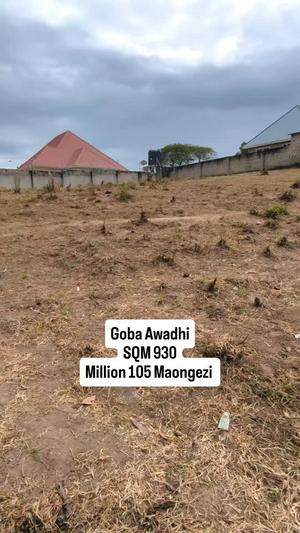 Viwanja vinauzwa Goba, Dar Es Salaam (930 sqm)