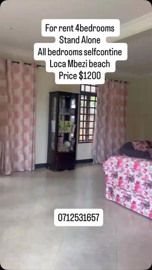 4 Bedrooms House for Rent in Mbezi Beach, Dar Es Salaam 4 Bedrooms House for Rent in Mbezi Beach, Dar Es Salaam