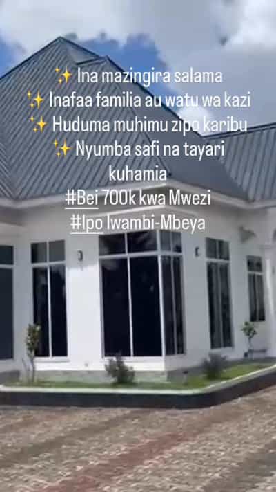 Nyumba inapangishwa Iwambi, Mbeya