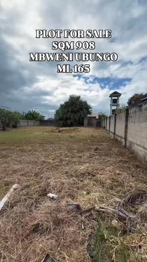 Kiwanja kinauzwa Mbweni, Dar Es Salaam sqm 908