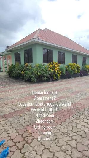 Apartment ya vyumba vinne inapangishwa Tabata Segerea, Dar Es Salaam