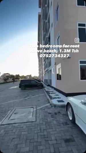 Nyumba ya vyumba viwili inapangishwa Kawe Beach, Dar Es Salaam