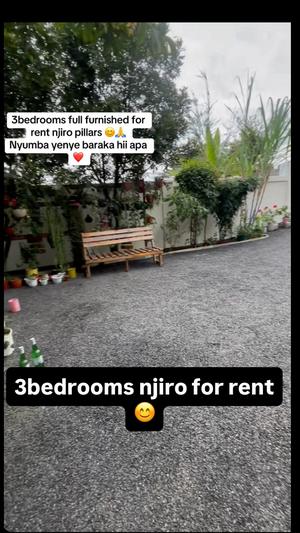 Nyumba (Furnished) ya vyumba vitatu inapangishwa Njiro Pillars, Arusha