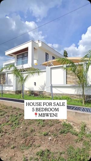 Nyumba ya vyumba vitano inauzwa Mbweni Ubongo, Dar Es Salaam (1000 sqm) Nyumba ya vyumba vitano inauzwa Mbweni Ubongo, Dar Es Salaam (1000 sqm)
